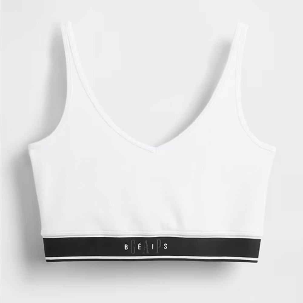 NWT Gap × BÉIS Seamless Logo Sports Bra, L